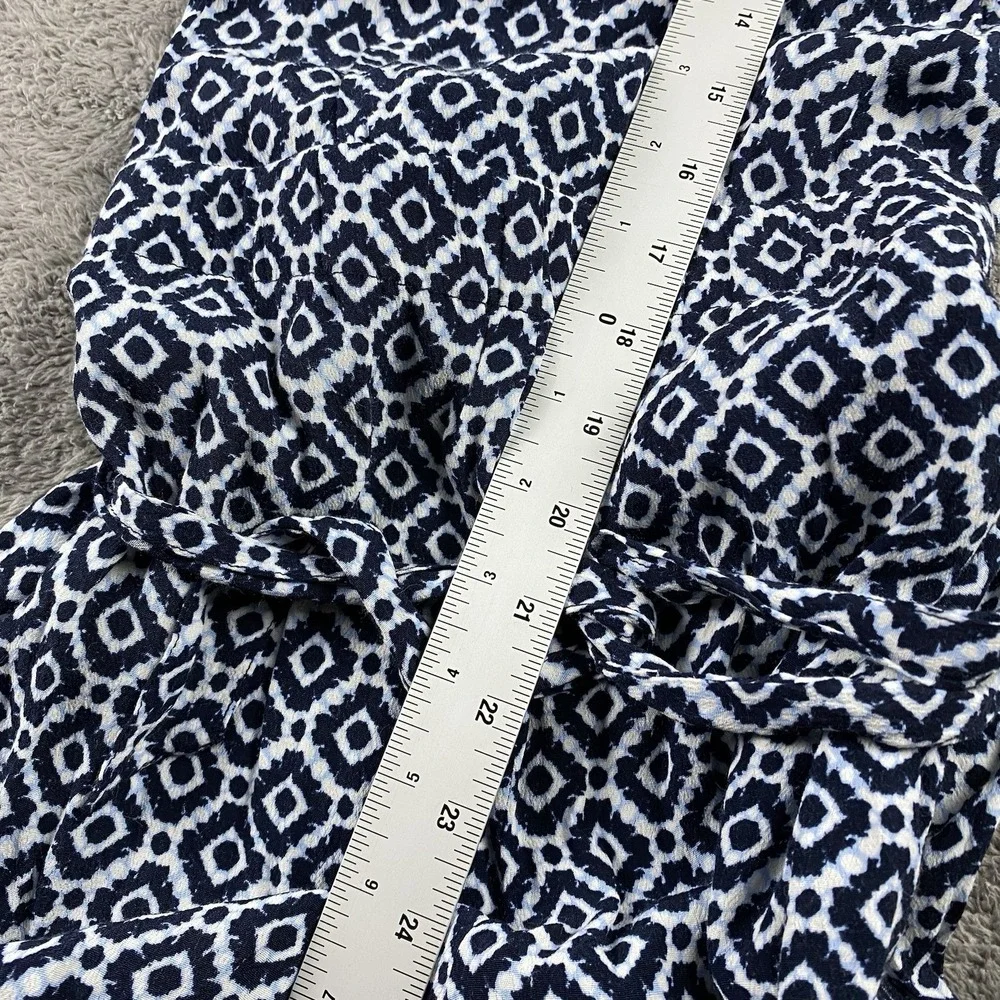LOFT‎ Jumpsuit Womens Small Navy White Boho Bohemian